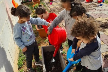 הקמת גינה – מעון רמלה בן גוריון