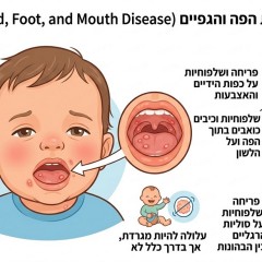 מחלת הפה והגפיים: מה עושים ואיך מטפלים